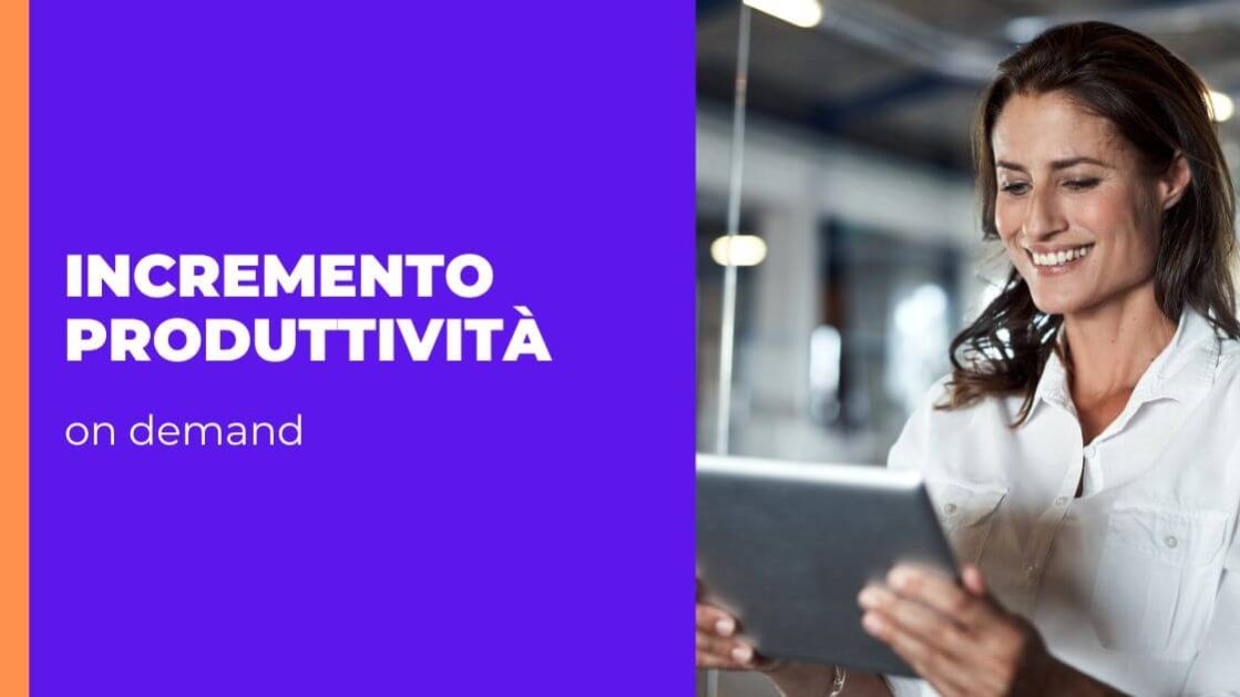 Corso online Incremento della produttività