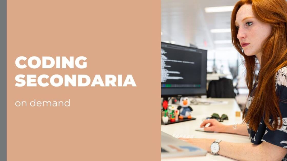 Corso online Coding secondaria