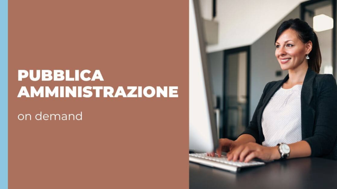 Corso online Pubblica amministrazione