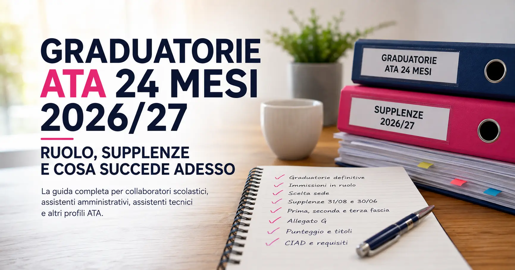 Graduatorie ATA 24 mesi 2026